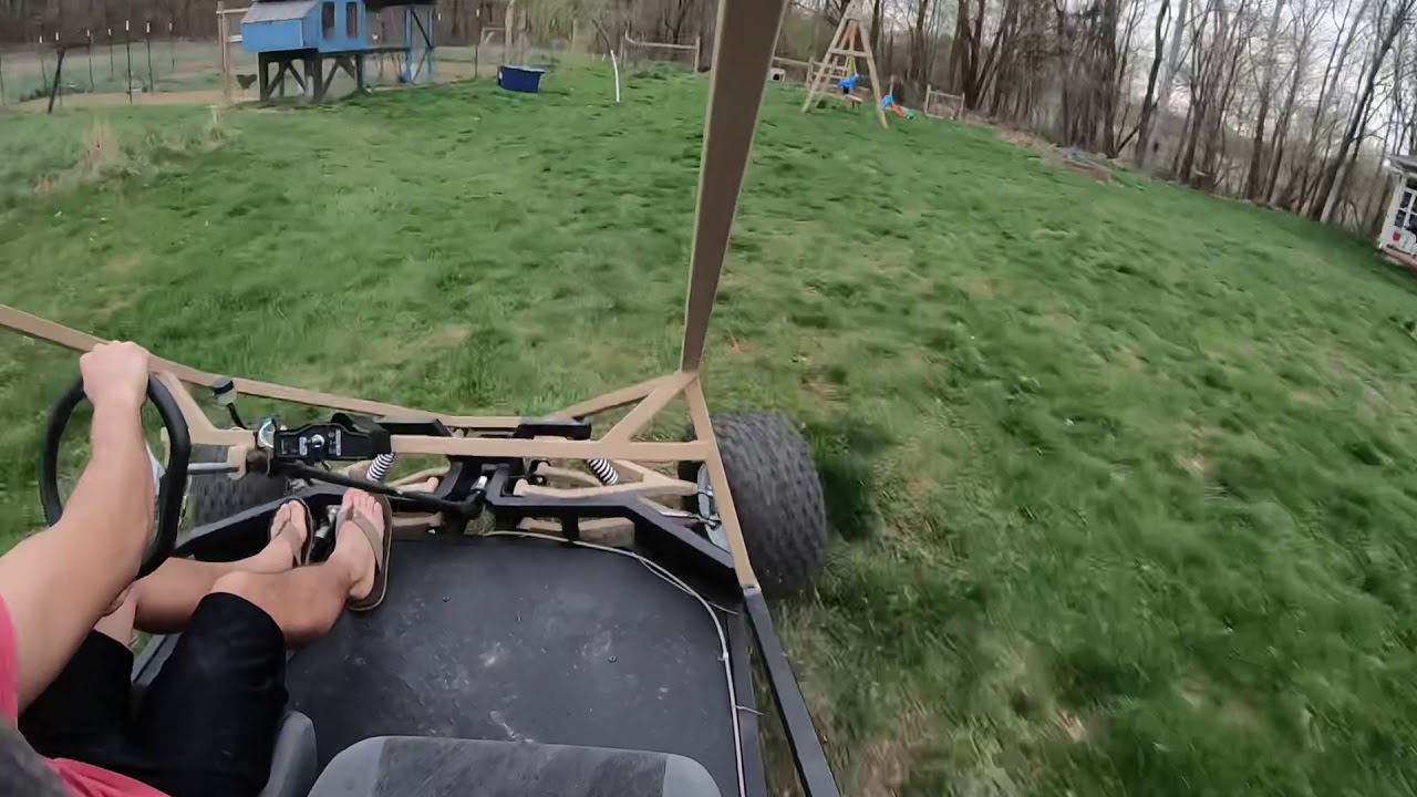 SpiderCarts GrandDaddy go kart with a 420cc Predator engine