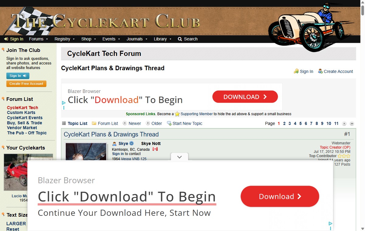 The CycleKart Club plans and drawings thread