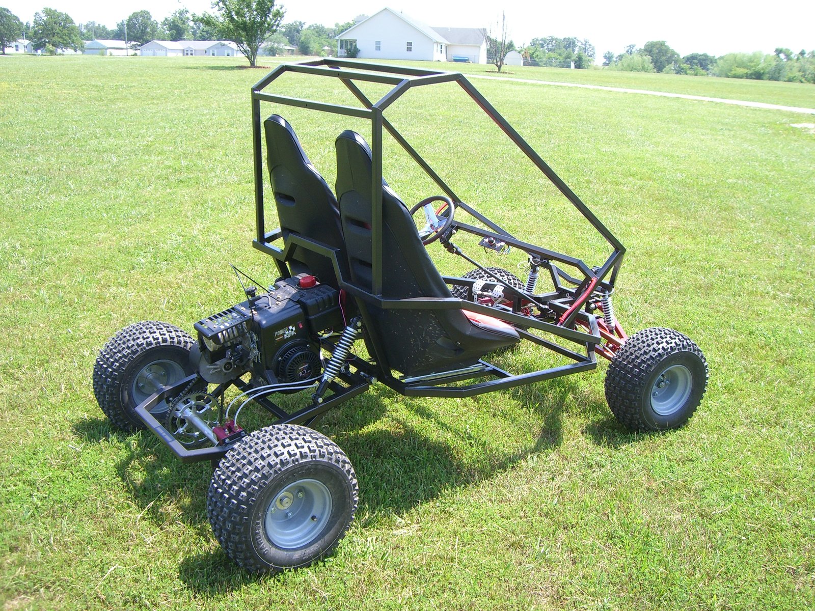 Grand Daddy buggy, rear three-quarter view